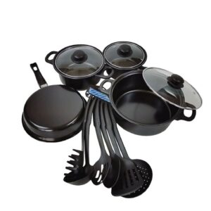 10-Piece Non-Stick Cookware Set with Utensils